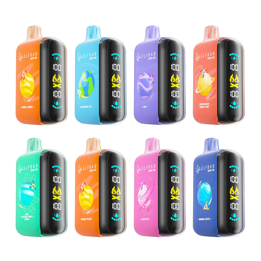 ELFBAR Raya D3 25000 Puffs Disposable Vape-Lemon Lime Ice (Min. Quantity 1 Carton / 10 Piece)