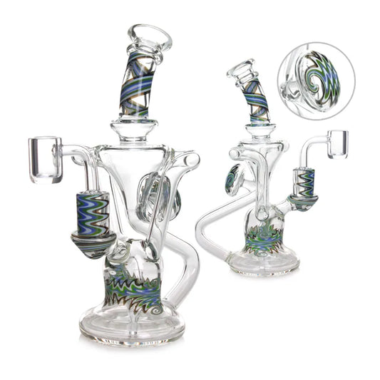 Recycler Dab Rig With Insert Perc