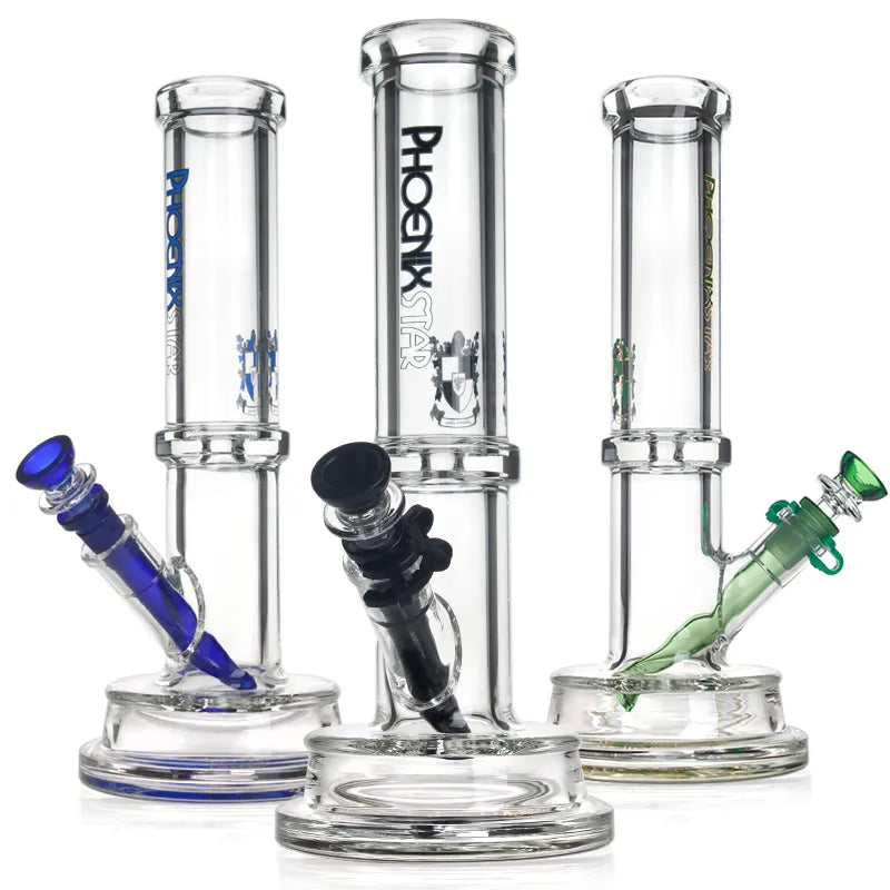 Tube Bong with Thick Base